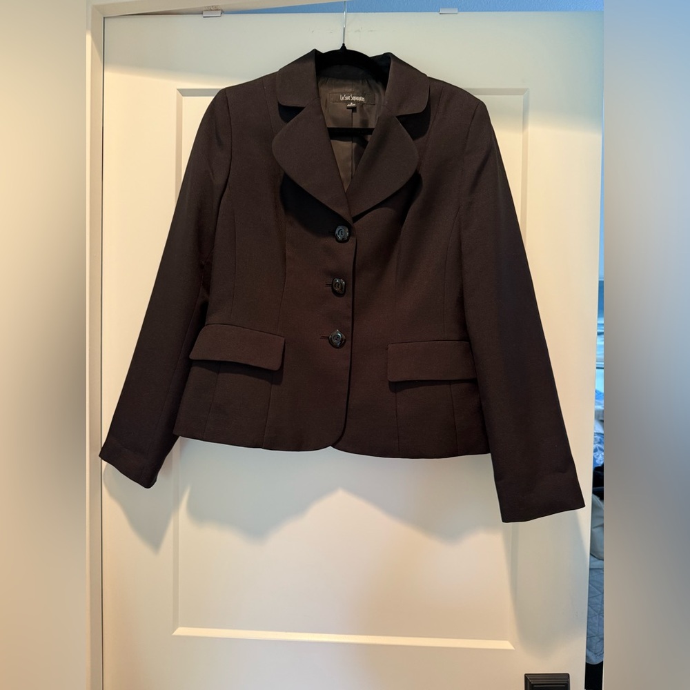 Le Suit Women's Elegant Black Blazer
